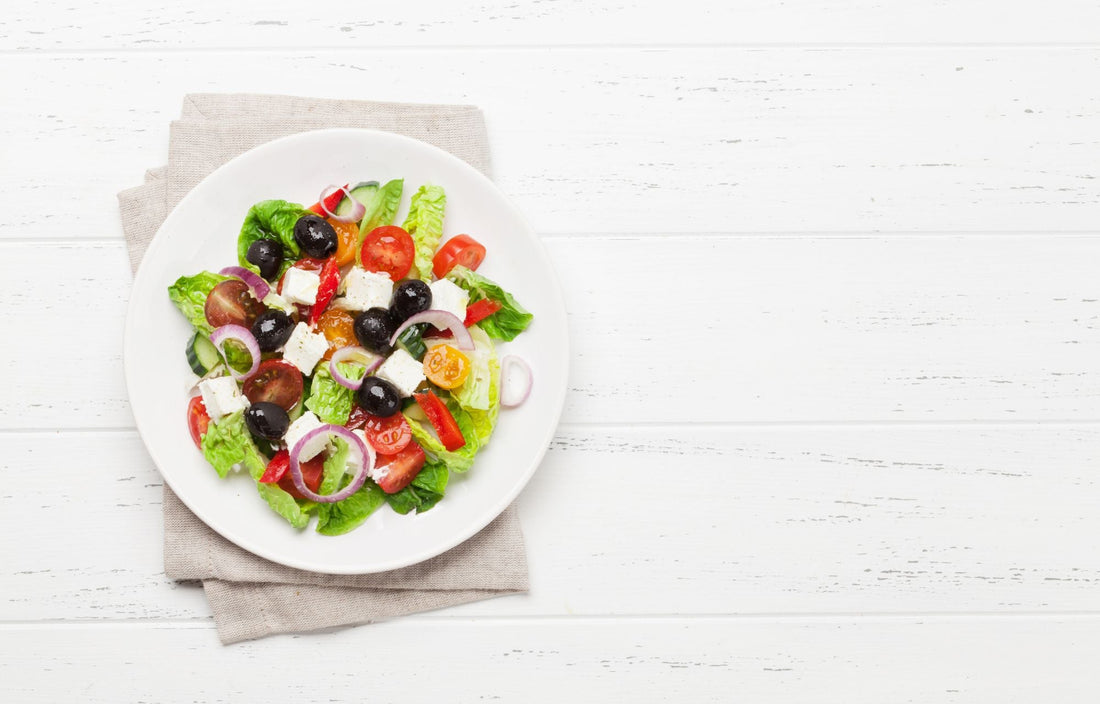 Refreshing Easy Vegan Greek Salad