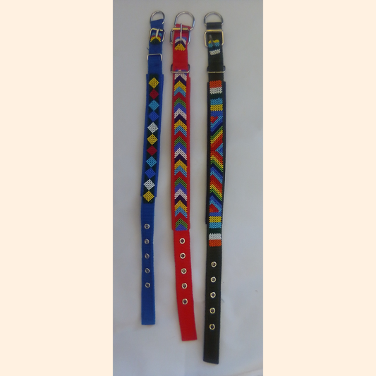 Beaded Dog Collars 3 Set Bundle