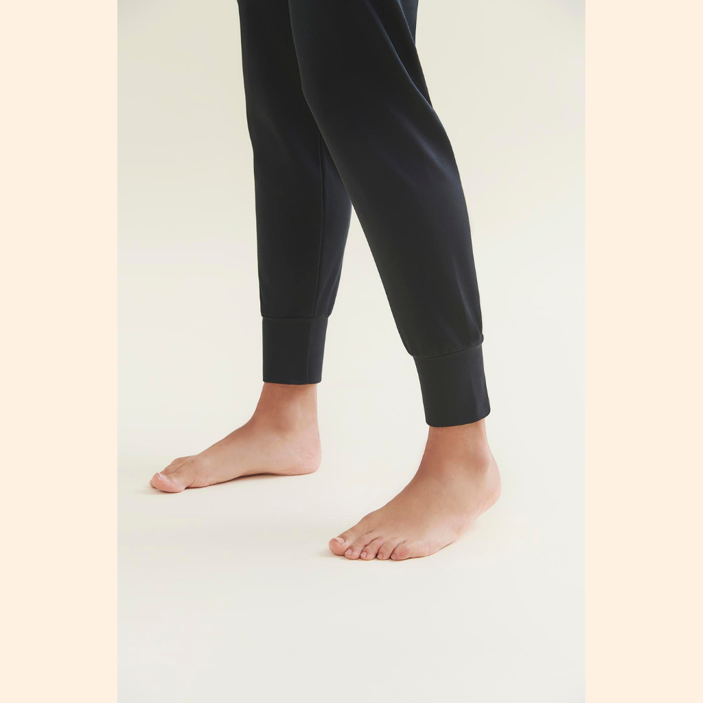 Caviar Black Opaque Yoga Pants