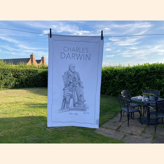 Charles Darwin Tea Towel