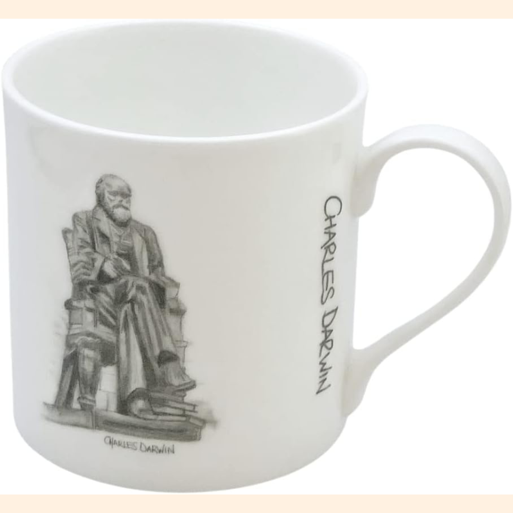 Charles Darwin Fine English Bone China Straight Sided Mug