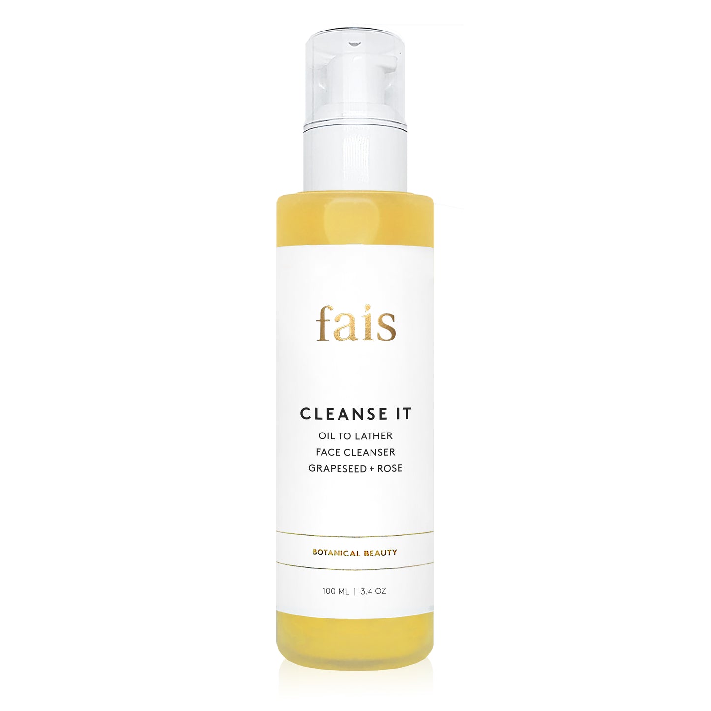 Cleanse It Oil To Lather Face Cleanser Grapeseed + Rose