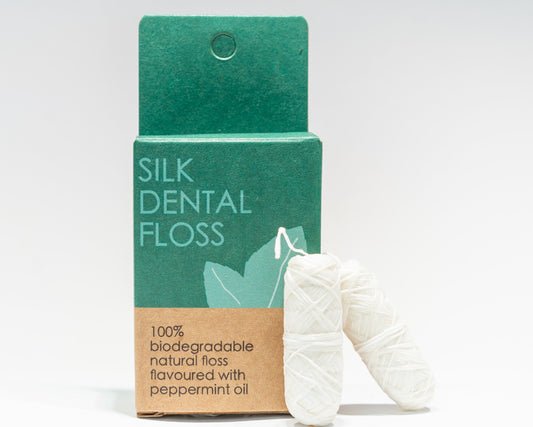 FLON Organic Ahimsa Silk Refill . Biodegradable Dental Floss Refill