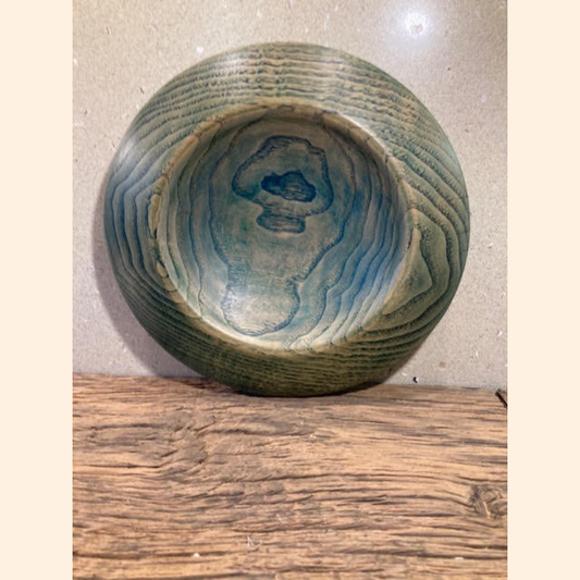 Forest Green Painted Ash Wood Platter