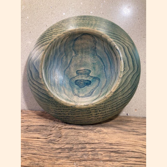 Forest Green Painted Ash Wood Platter