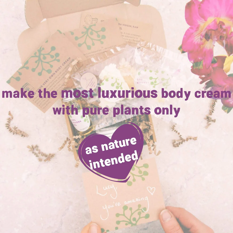 The Self Care Organic Make Your Own Body Cream Gift Box