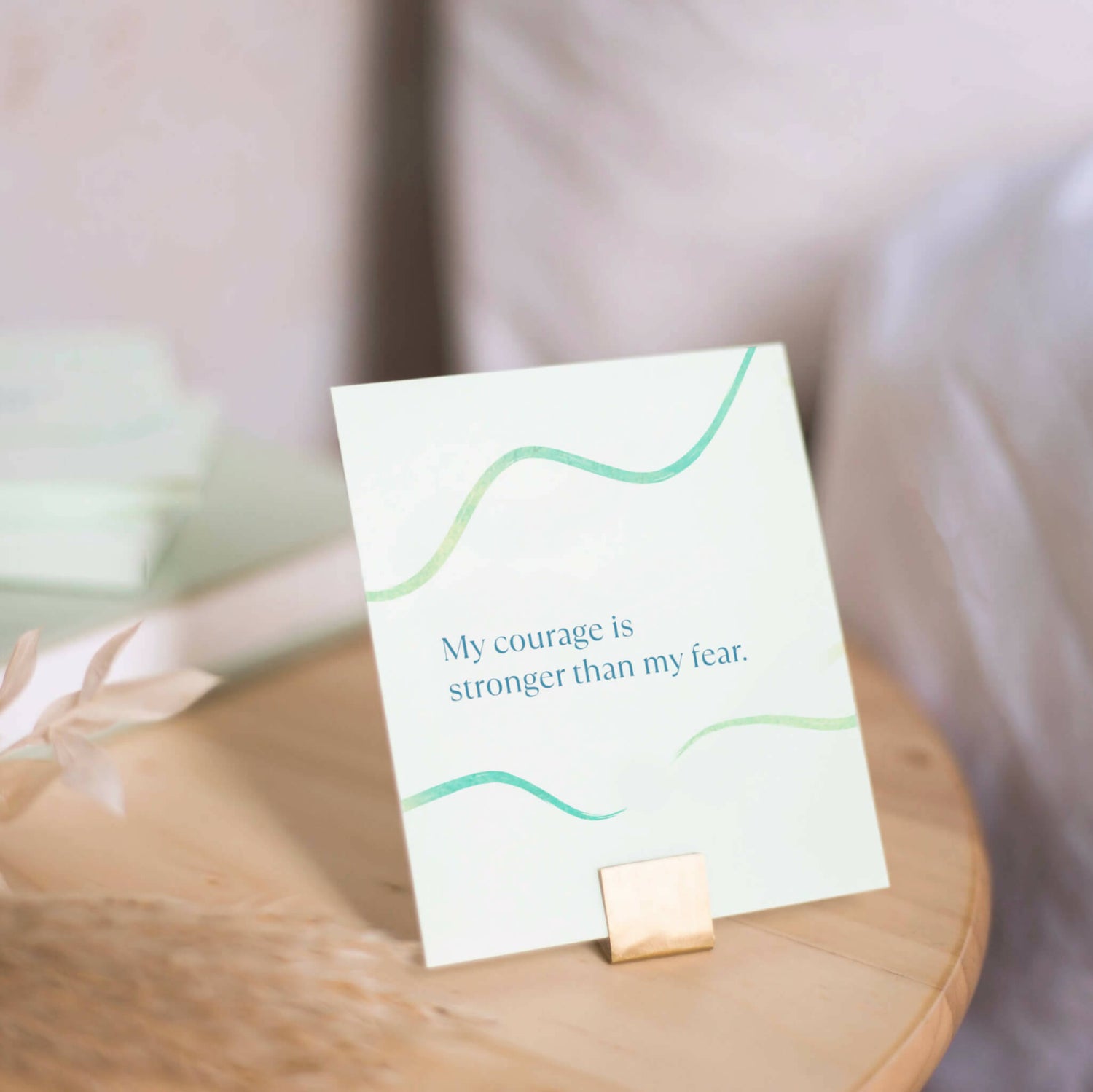 affirmation-card-on-stand