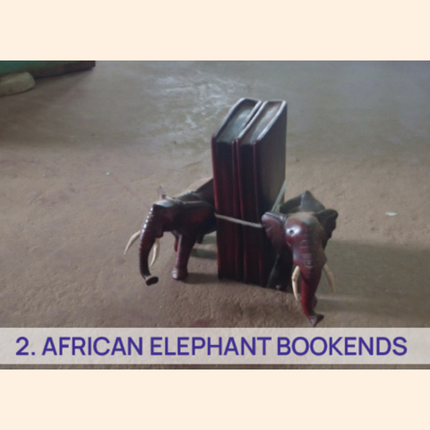 Bookends and Maasai Sculptures Set