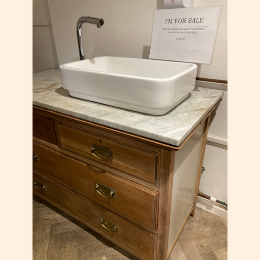 Bespoke Vintage Vanity With Sink
