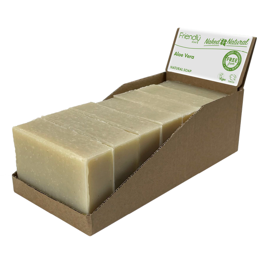 Naked & Natural Aloe Vera Fragrance-free Soap Bars 7 Pack