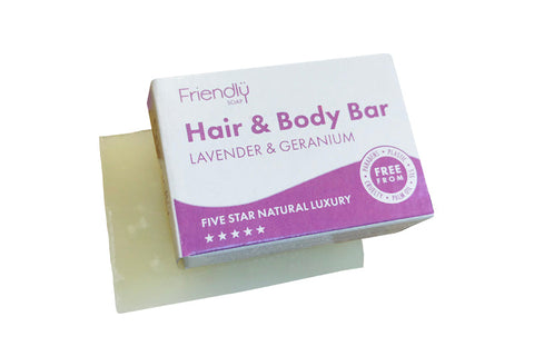Lavender & Geranium Hair & Body Mini-bars 24 Pack