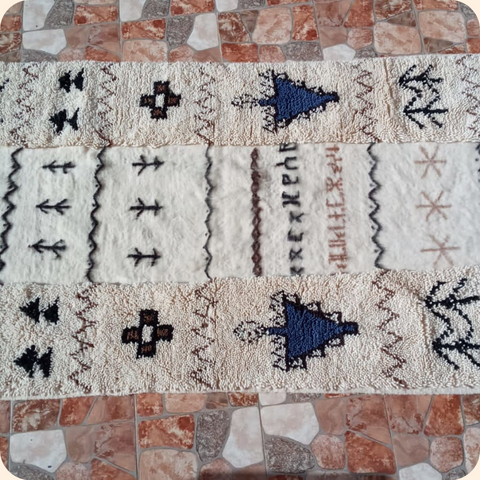 Handmade Moroccan Flatweave Rug