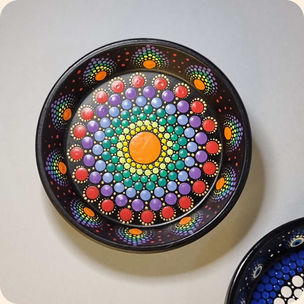 Colourful Mandala Plate