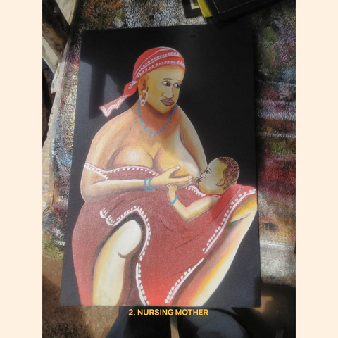 Large Traditional African Painting