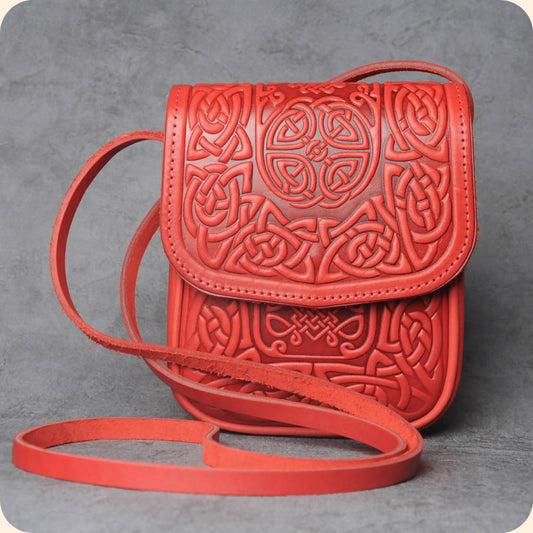 Red Mini Leather Bag