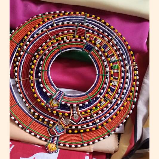 Maasai Bridal Necklaces Set