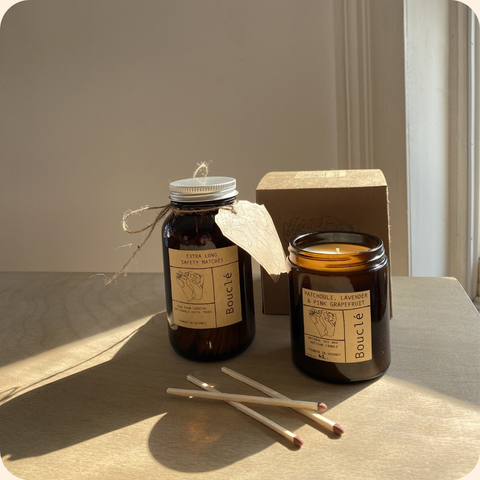 Match Jar & Essential Oil Candle Gift Bundle