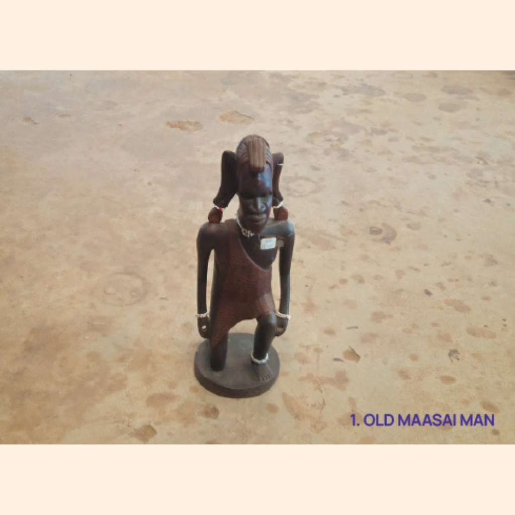 Bookends and Maasai Sculptures Set
