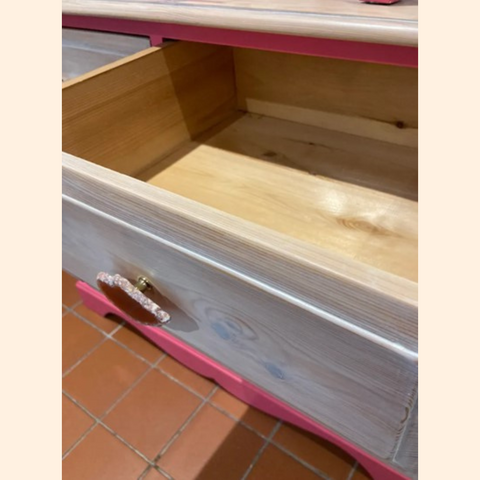 Pink Chest of Drawers