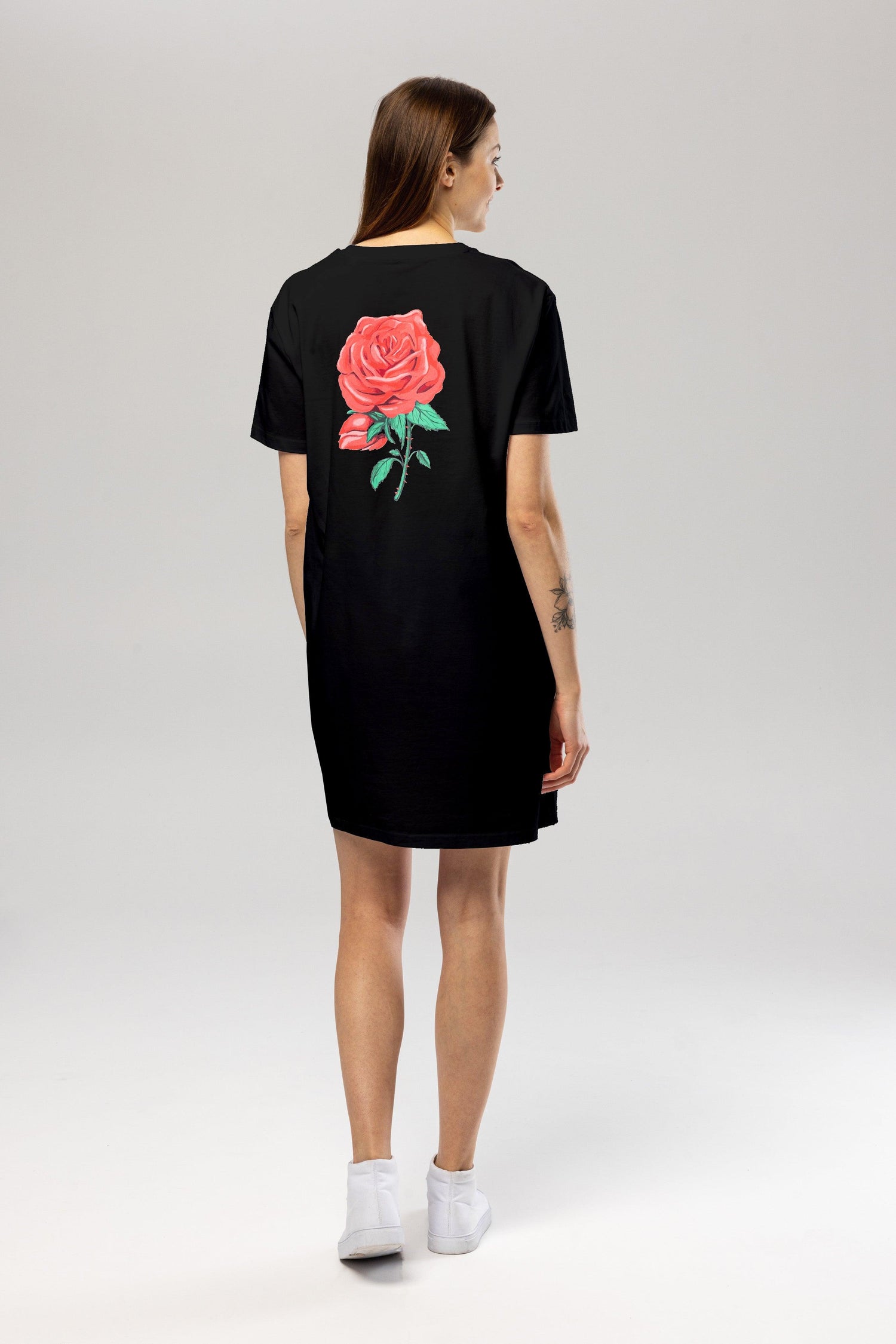 Flower T-Shirt Dress | Dresses | pitod.com