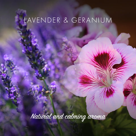 lavender & geranium - Natural and calming aroma