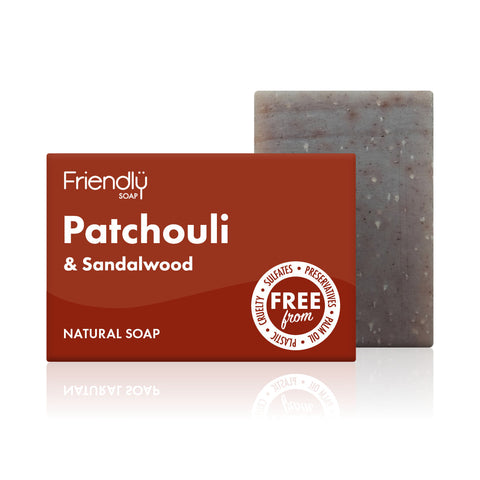 Friendly Soap - Patchouli and Sandalwood-  Natural Soap