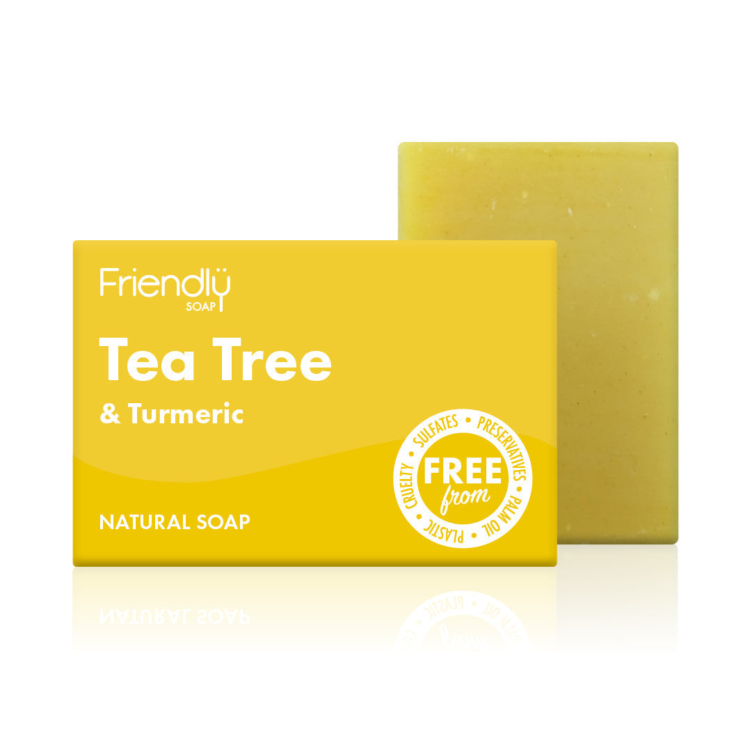 Friendly Soap - Tea Tree and Turmeric -  Natural Soap