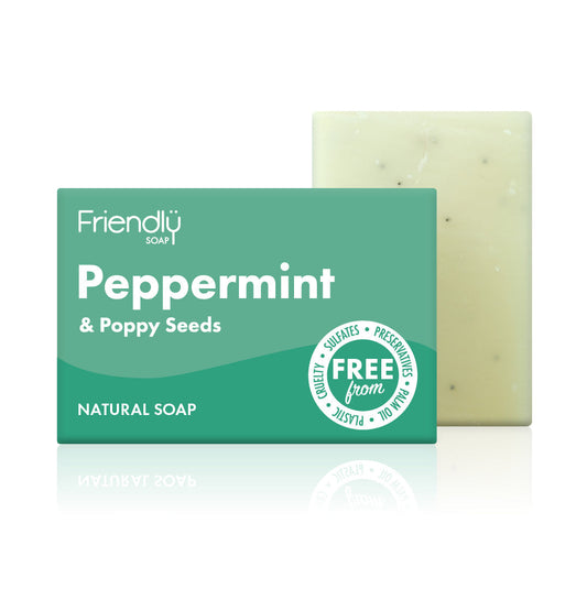 Friendly Soap - Peppermint and Poppyseeds -  Natural Soap