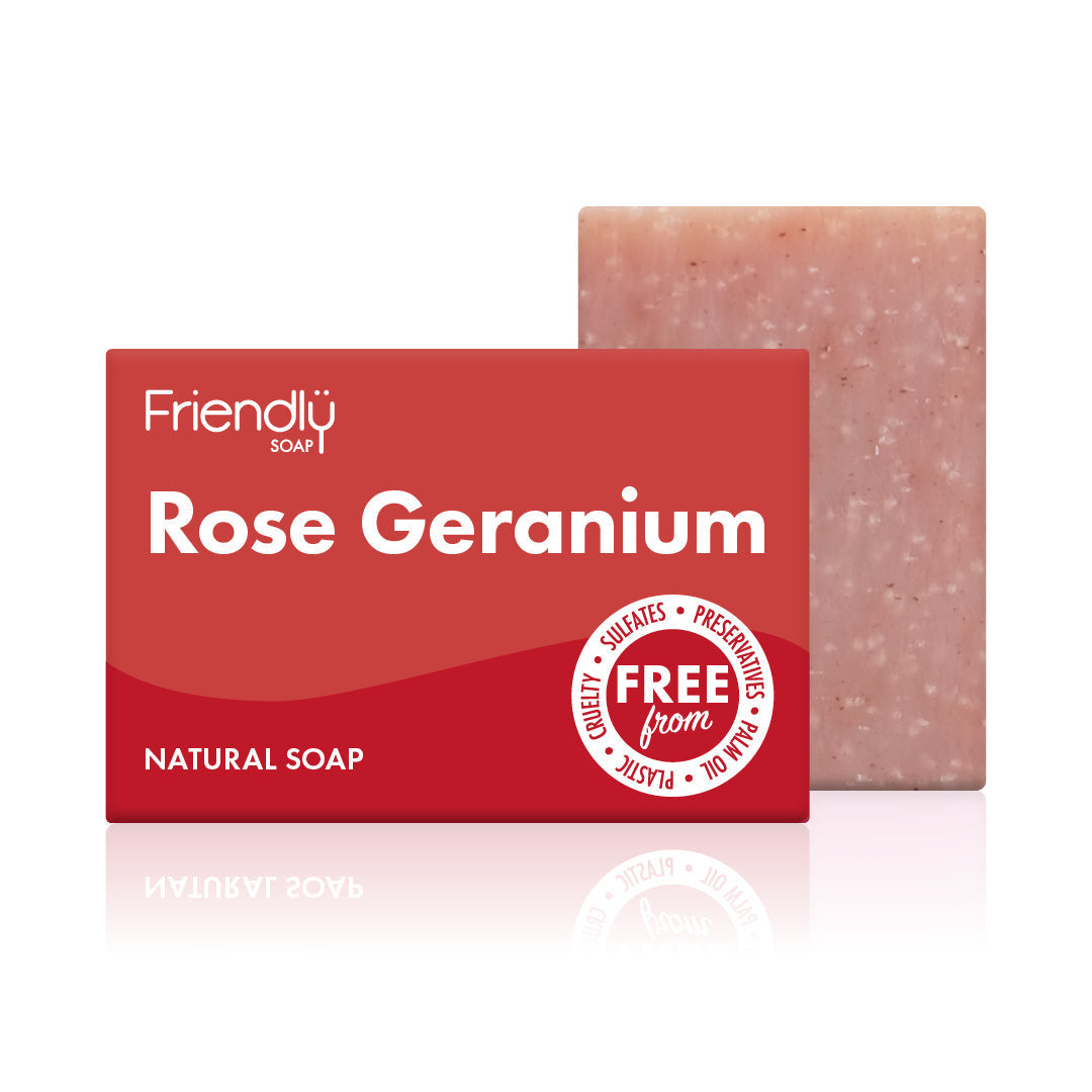 Friendly Soap - Rose Geranium -  Natural Soap