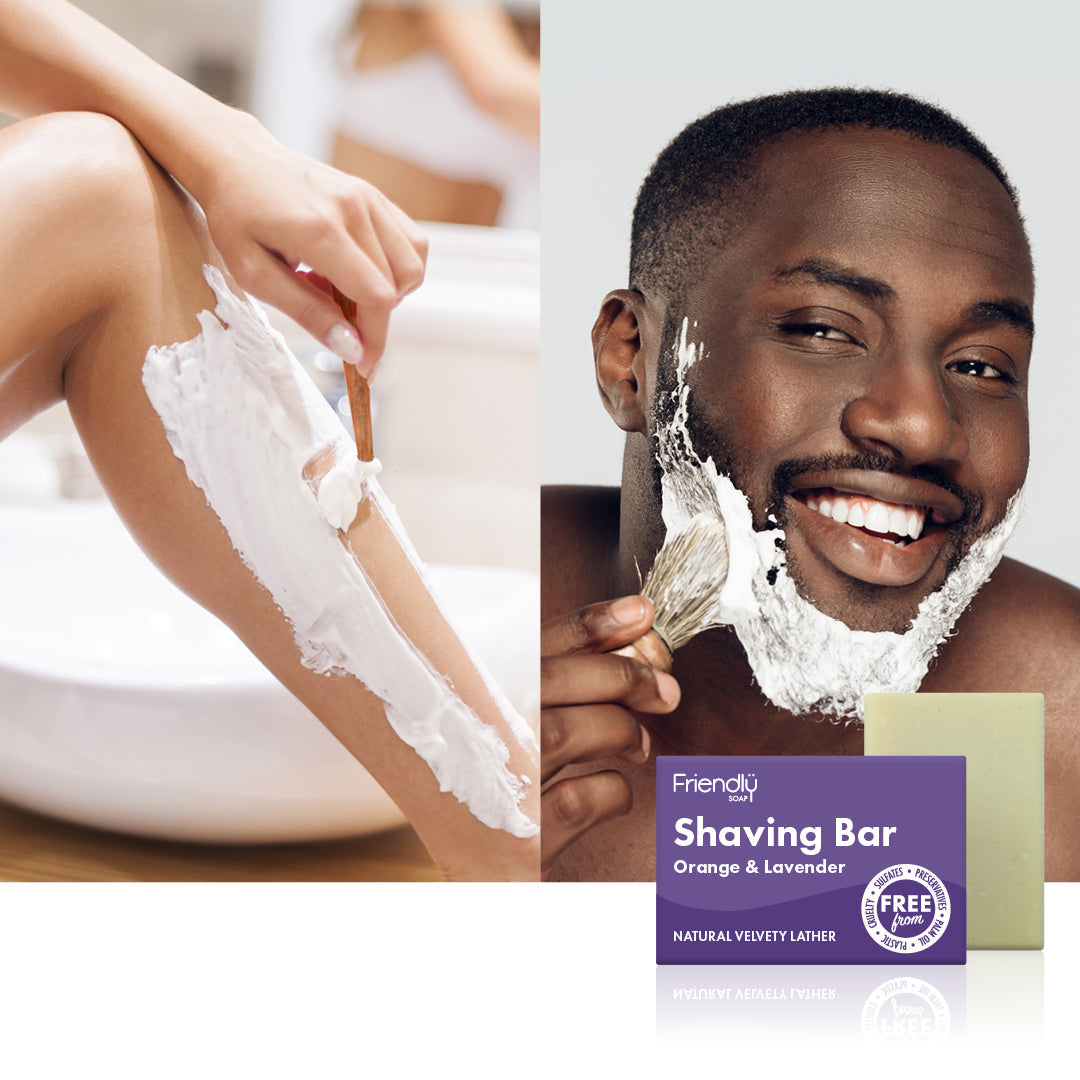 shaving bar - friendly soap - orange & lavender