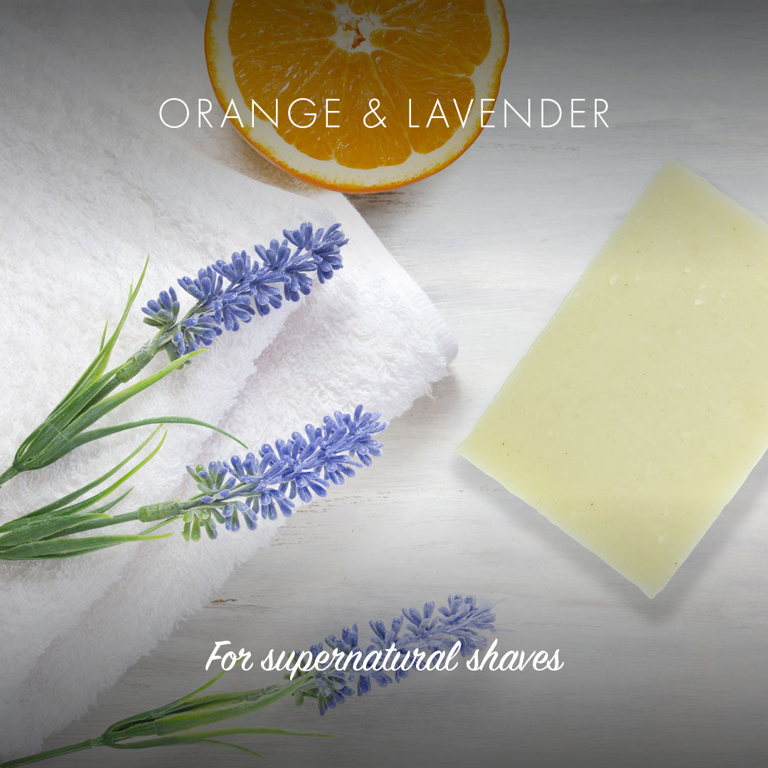 Orange & Lavender Shaving Bar 12 Pack