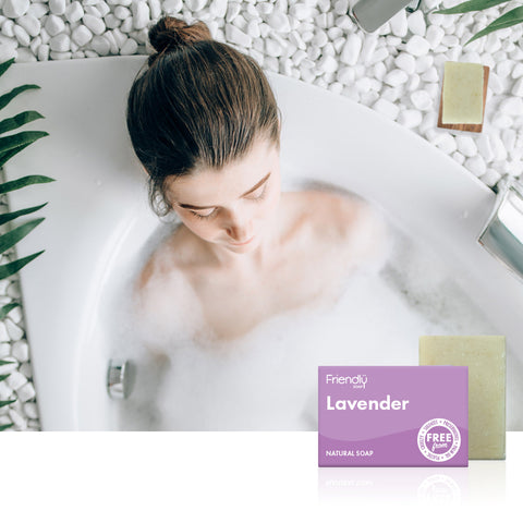 Friendly Soap - Lavender Natural Soap - perfect for a relaxing bath
