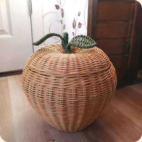 Small Apple Shaped Basket