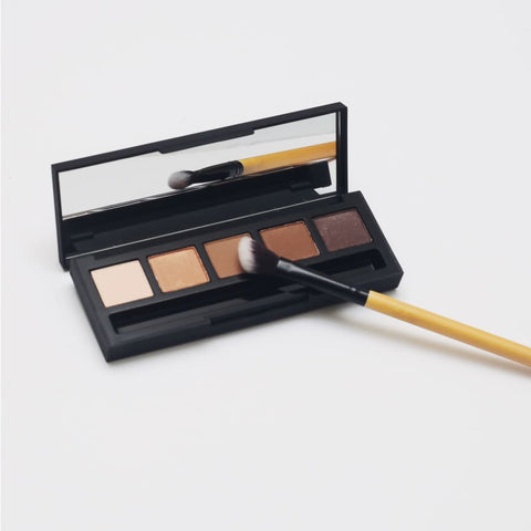 Angled Blending Bamboo Makeup Brush by Flawless - Vegan Eco friendly Cruelty Free