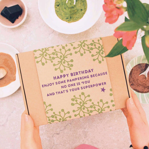 Birthday Organic Vegan Make Your Own Skincare Letterbox Gift