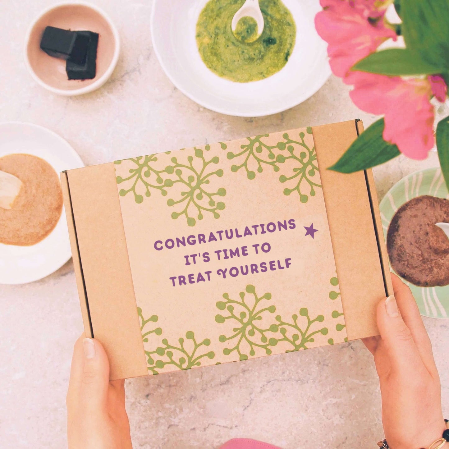 Congratulations Organic Vegan Skincare Letterbox Gift