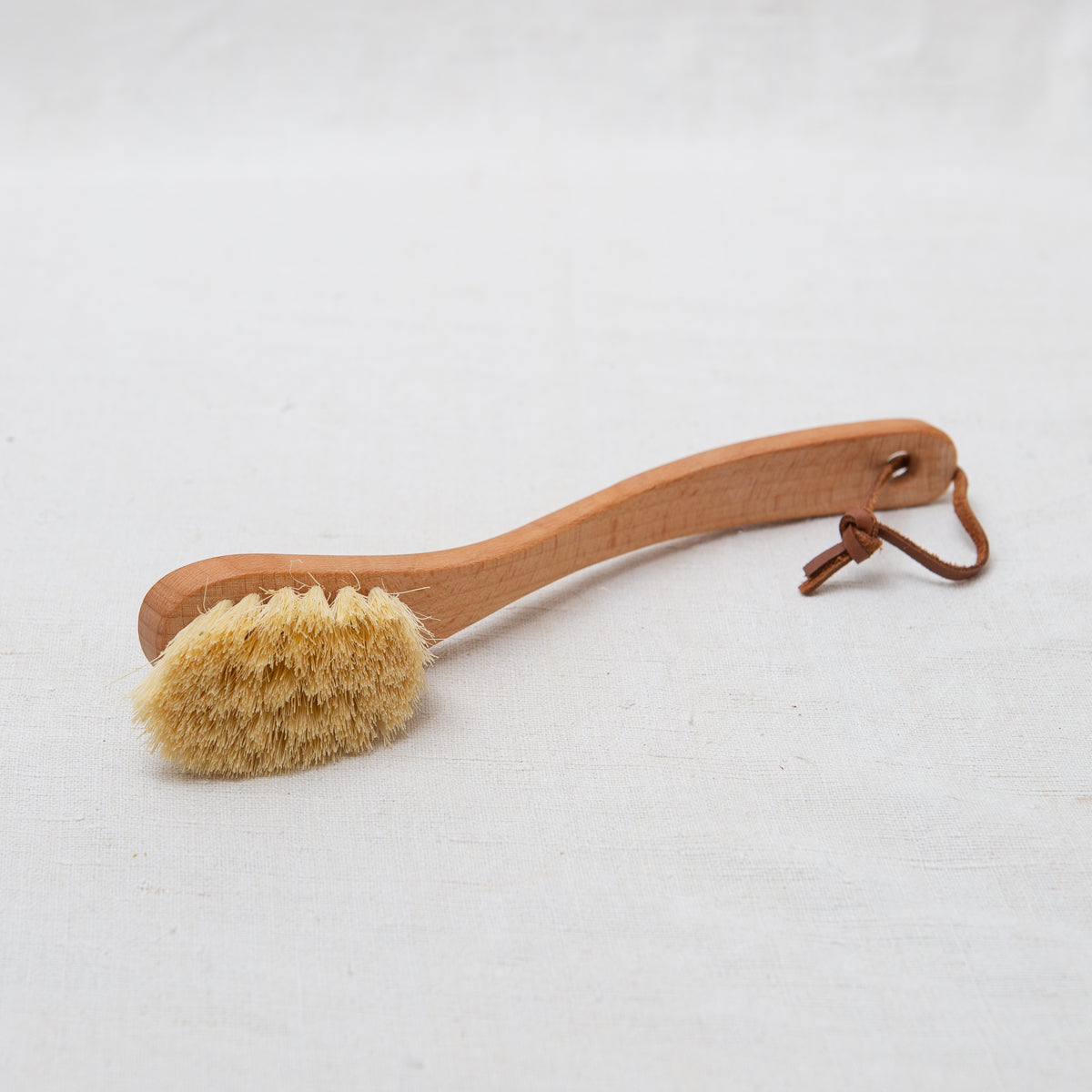 Redecker curved handle wooden dish brush