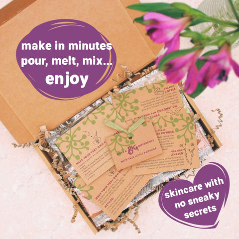 Hug In A Box Make Your Own Skincare Letterbox Gift