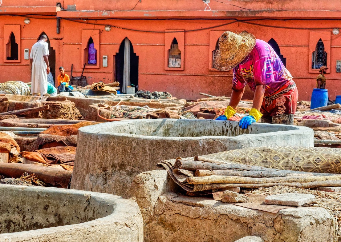 tannaries in morocco