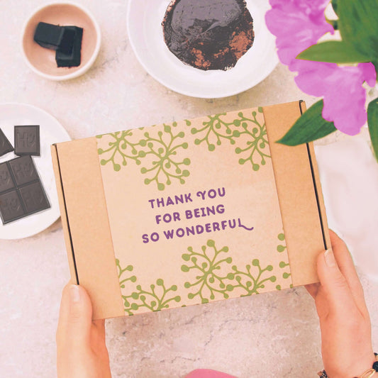 Thank You Organic Vegan Chocolatey Letterbox Gift