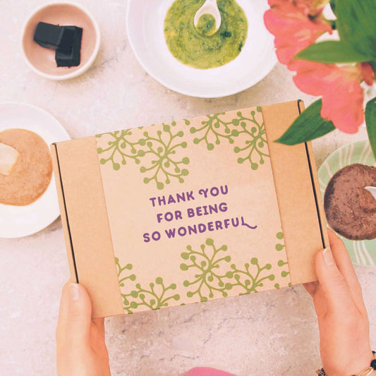 Thank You Organic Vegan DIY Skincare Letterbox Gift