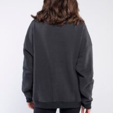 Dark grey balance stones sweatshirt with a round neck