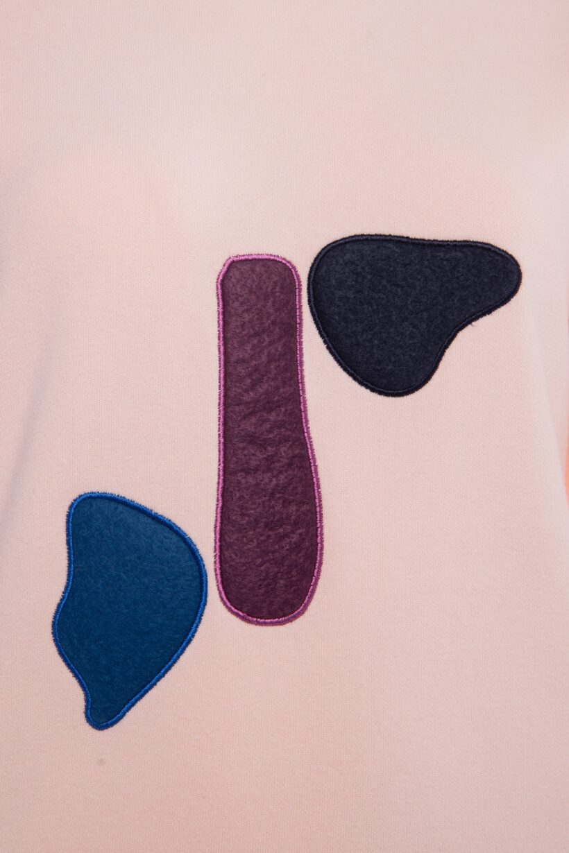 Soft texture salt balance stones sweatshirt