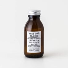 Image of a Bristolmade micellar water, in a 100ml amber glass jar
