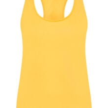 Conscious fashion choice - Cradle to Cradle certified organic cotton yoga top in Sunshine Yellow for a greener planet